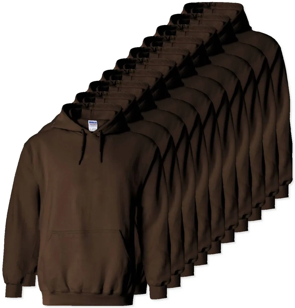Lot de 100 Gildan 18500 - Sweat à capuche en molleton Heavy Blend