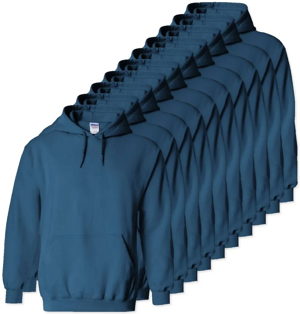 Lot de 100 Gildan 18500 - Sweat à capuche en molleton Heavy Blend