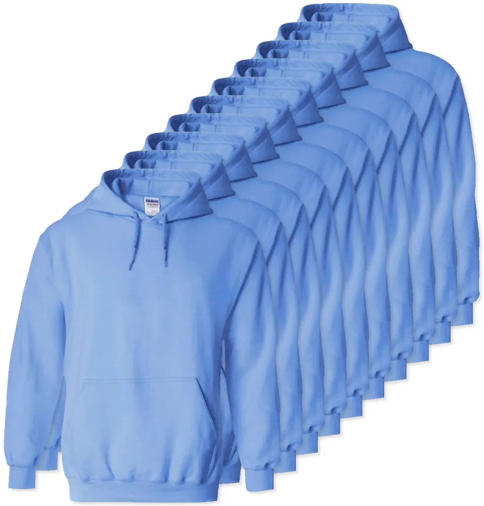 Lot de 100 Gildan 18500 - Sweat à capuche en molleton Heavy Blend