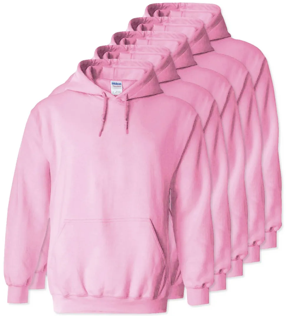 Lot de 5 Gildan 18500 - Sweat à capuche en molleton épais