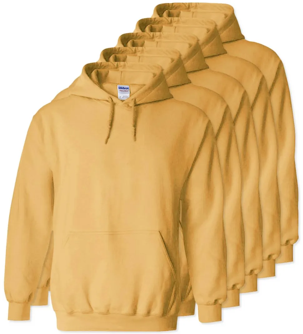 Lot de 5 Gildan 18500 - Sweat à capuche en molleton épais