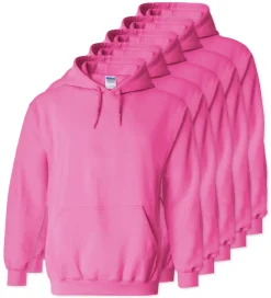 Lot de 5 Gildan 18500 - Sweat à capuche en molleton épais