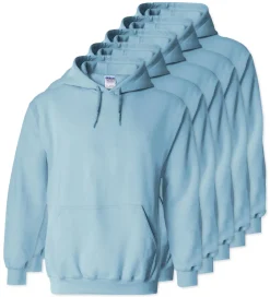 Lot de 5 Gildan 18500 - Sweat à capuche en molleton épais