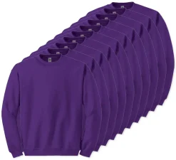 Lot de 10 Gildan 18000 - Sweat-shirt à col rond