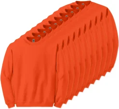 Lot de 10 Gildan 18000 - Sweat-shirt à col rond