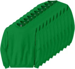 Lot de 10 Gildan 18000 - Sweat-shirt à col rond
