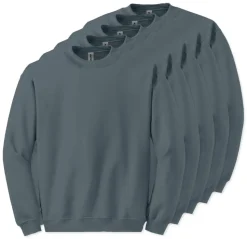 Lot de 5 Gildan 18000 - Sweatshirt à col rond