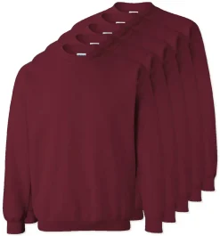 Lot de 5 Gildan 18000 - Sweatshirt à col rond