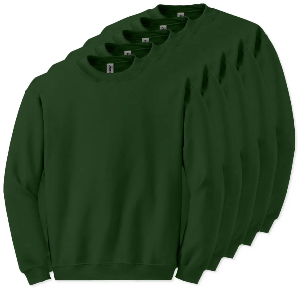Lot de 5 Gildan 18000 - Sweatshirt à col rond