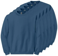 Lot de 5 Gildan 18000 - Sweatshirt à col rond