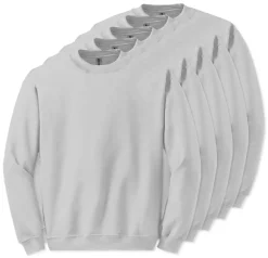 Lot de 5 Gildan 18000 - Sweatshirt à col rond