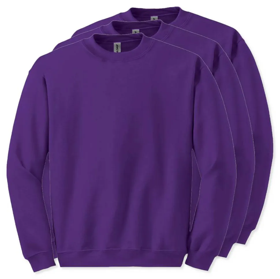 Lot de 3 Gildan 18000 - Sweat-shirt à col rond