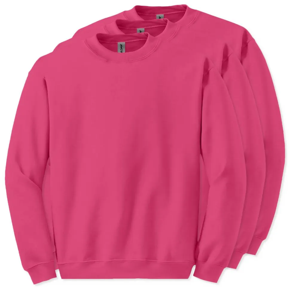 Lot de 3 Gildan 18000 - Sweat-shirt à col rond