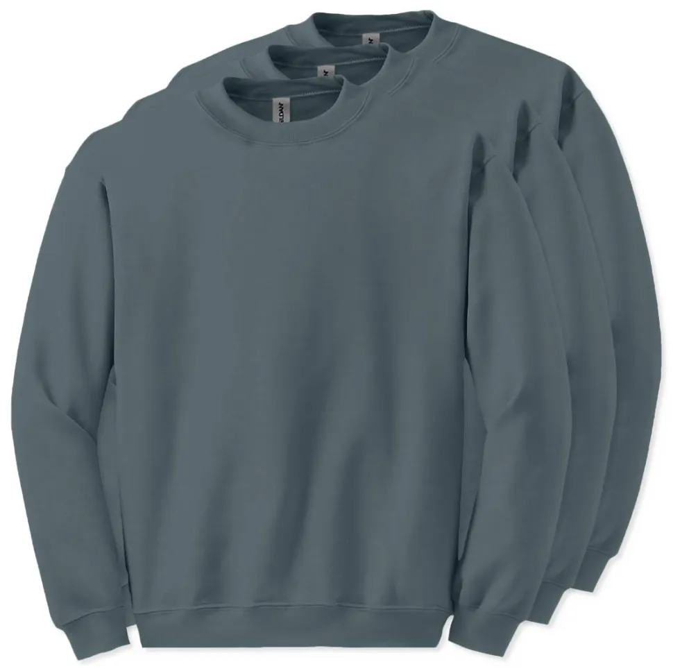 Lot de 3 Gildan 18000 - Sweat-shirt à col rond