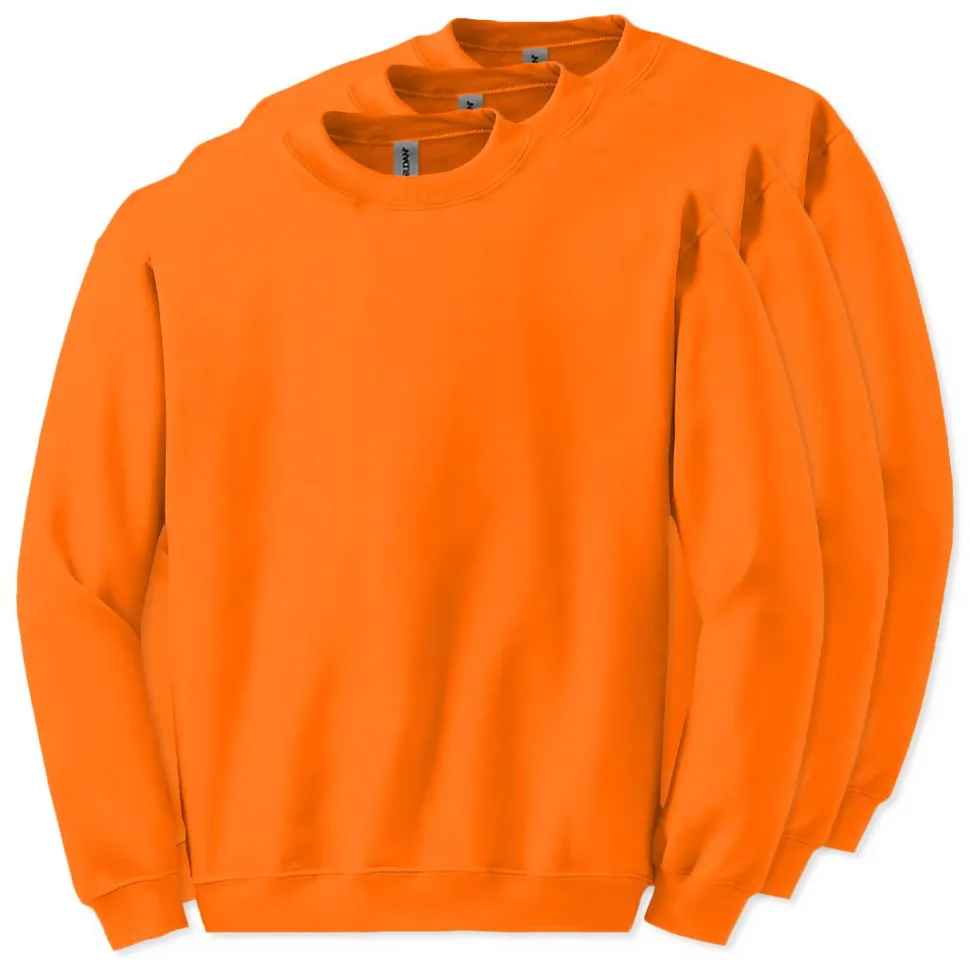 Lot de 3 Gildan 18000 - Sweat-shirt à col rond