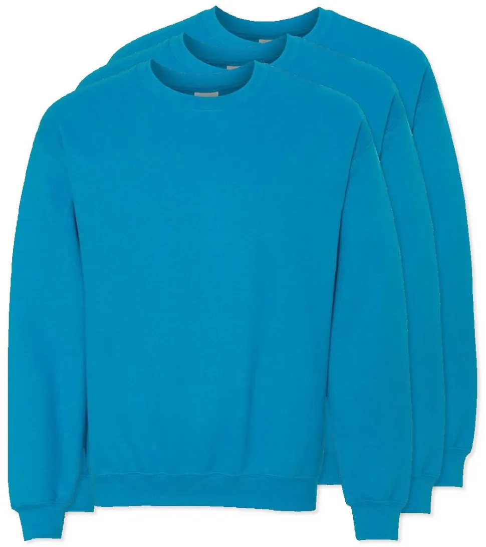 Lot de 3 Gildan 18000 - Sweat-shirt à col rond