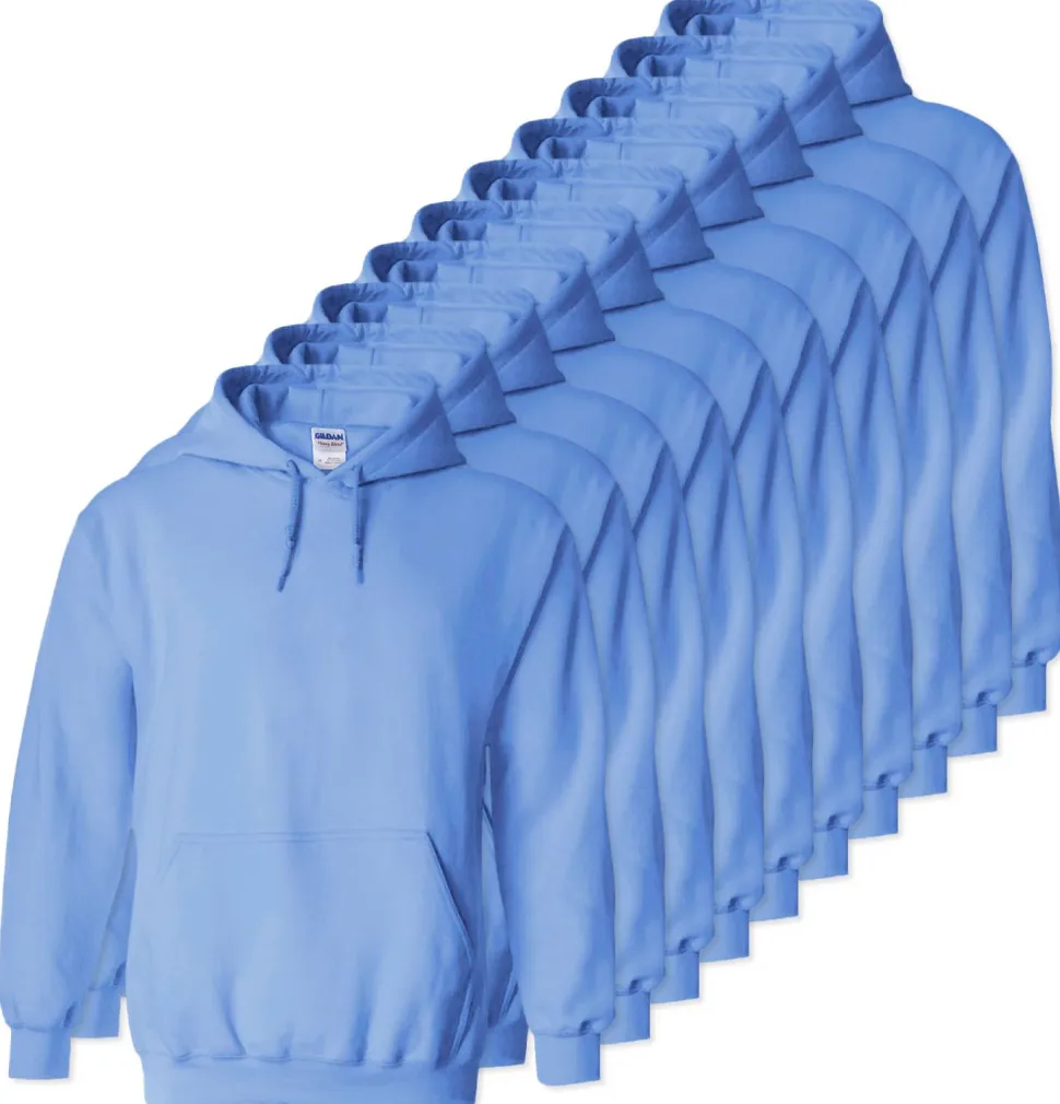 Lot de 10 Gildan 18500 - Sweatshirt à capuche en molleton épais