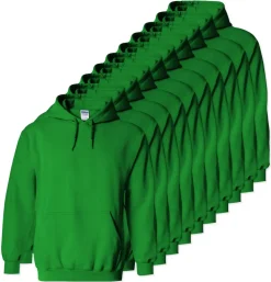 Lot de 10 Gildan 18500 - Sweatshirt à capuche en molleton épais
