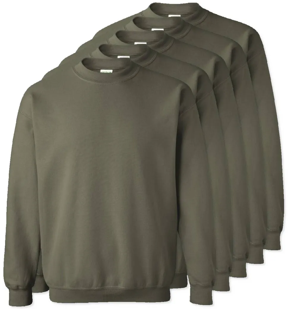 Lot de 50 sweatshirts Gildan 18000 - Col rond