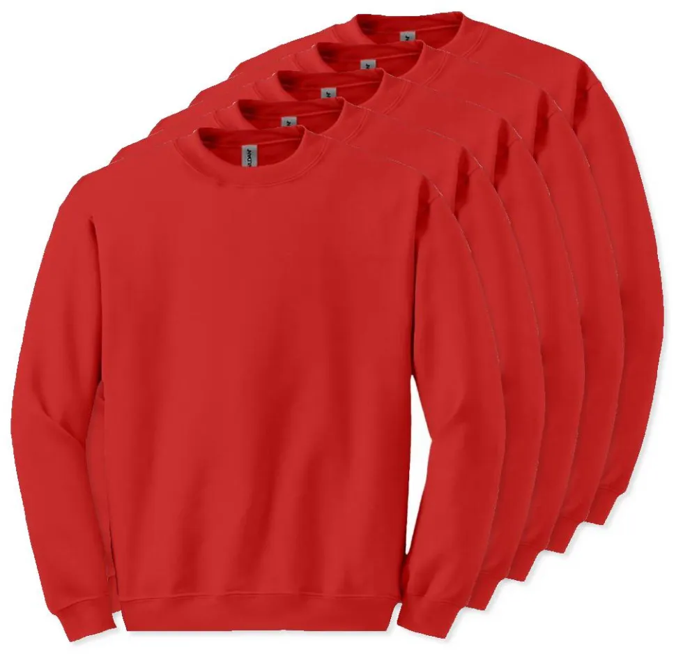 Lot de 50 sweatshirts Gildan 18000 - Col rond