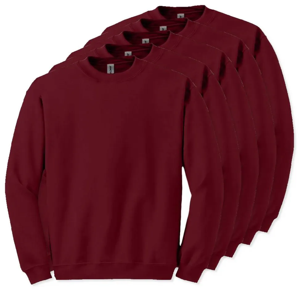 Lot de 50 sweatshirts Gildan 18000 - Col rond