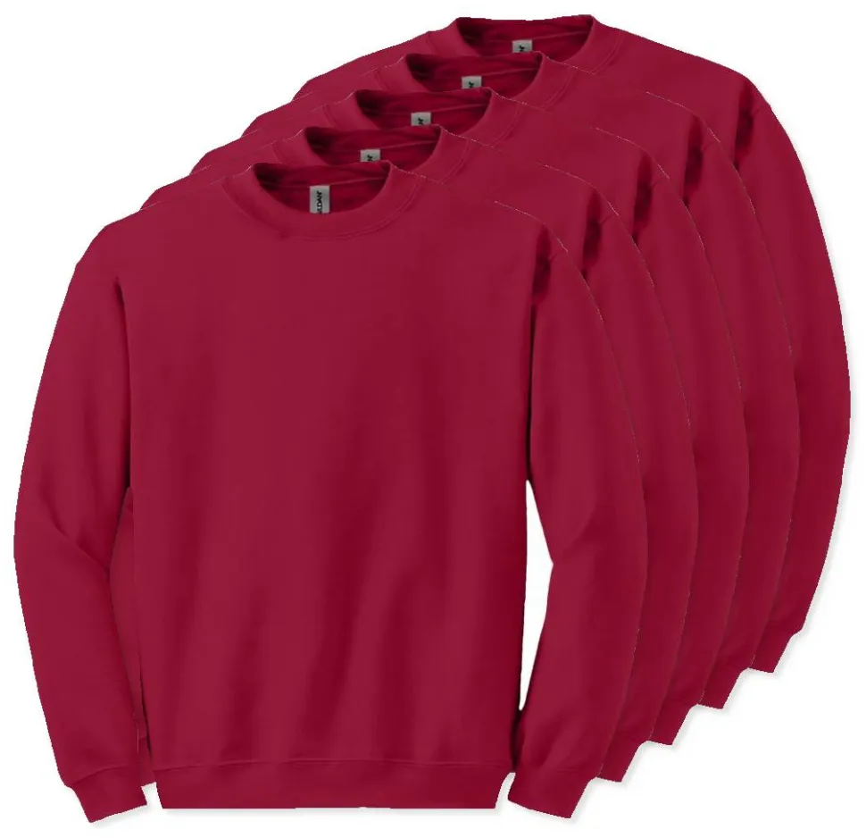 Lot de 50 sweatshirts Gildan 18000 - Col rond