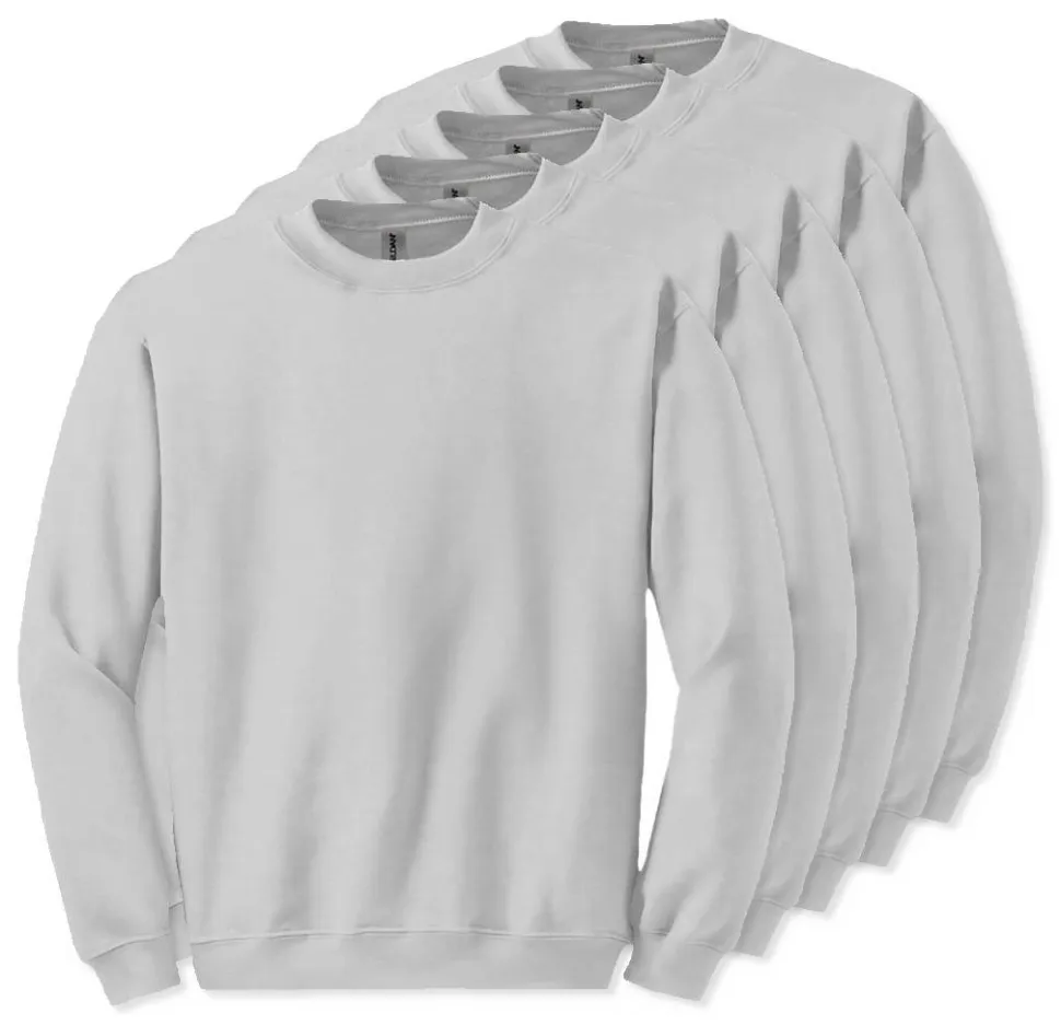 Lot de 50 sweatshirts Gildan 18000 - Col rond