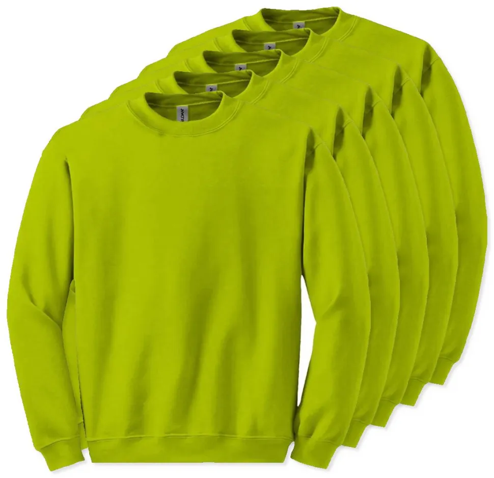 Lot de 50 sweatshirts Gildan 18000 - Col rond