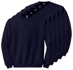 Lot de 50 sweatshirts Gildan 18000 - Col rond