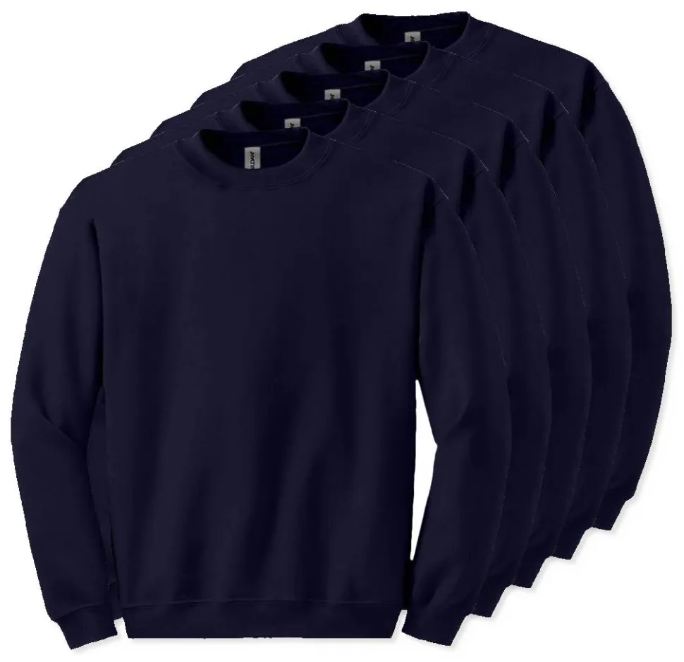 Lot de 50 sweatshirts Gildan 18000 - Col rond