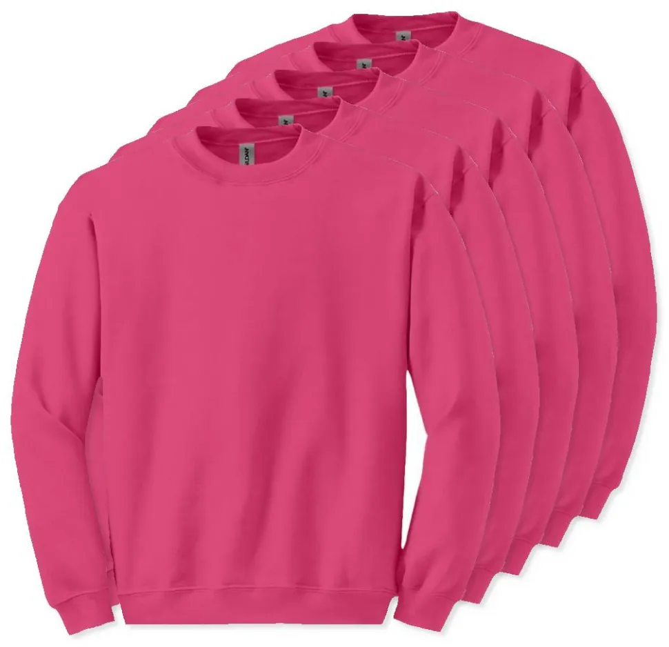 Lot de 50 sweatshirts Gildan 18000 - Col rond