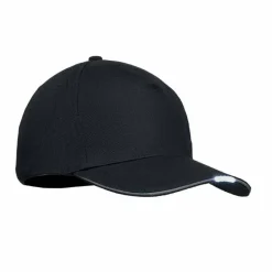 LUZCAP Casquette en coton LED à 5 pans - GiftRetail MO2439