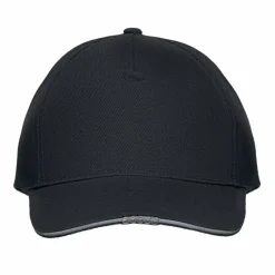 LUZCAP Casquette en coton LED à 5 pans - GiftRetail MO2439