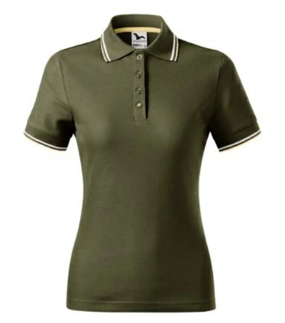 Malfini 233 - Polo Élégant à Rayures Contrastées