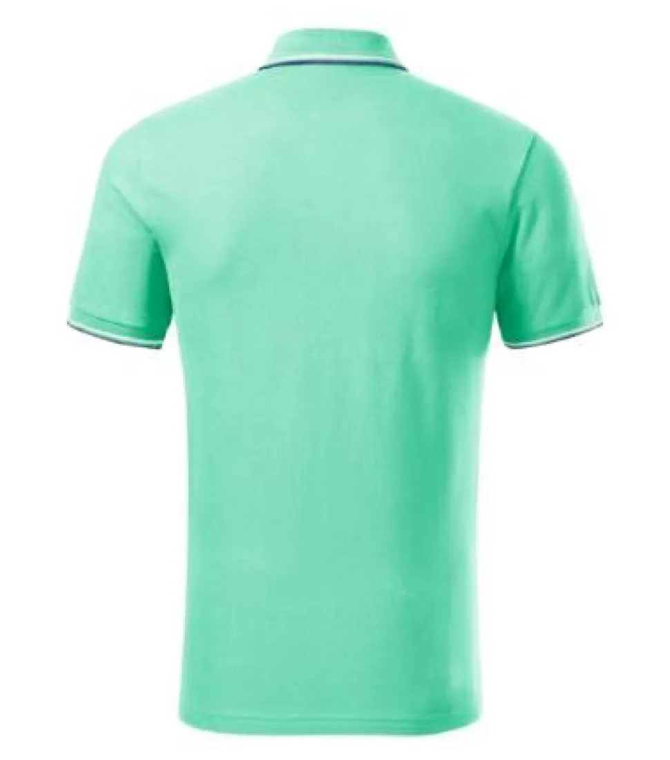 Malfini 232 - Polo Élégant à Rayures Contrastées