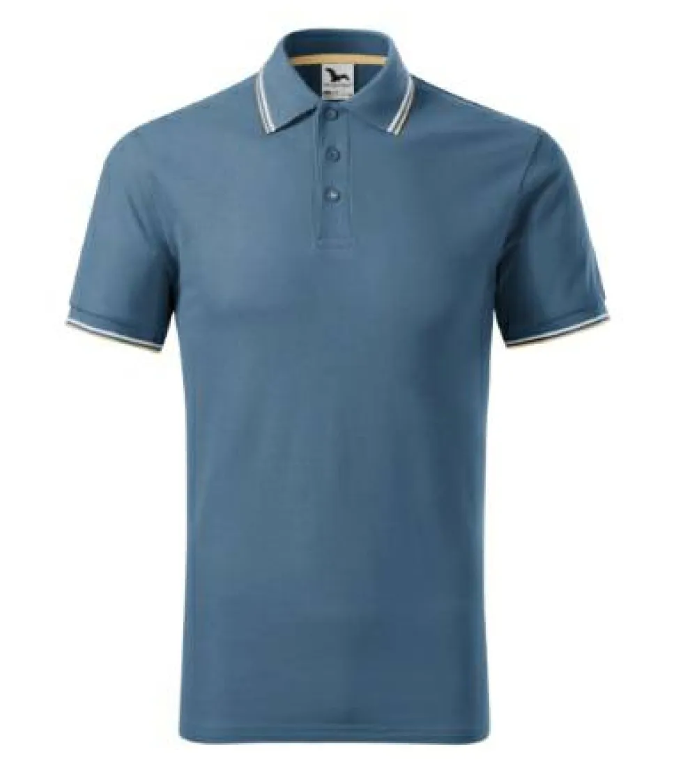 Malfini 232 - Polo Élégant à Rayures Contrastées