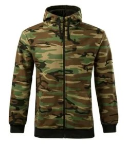 Malfini C19 - Sweatshirt Camo Zipper pour homme