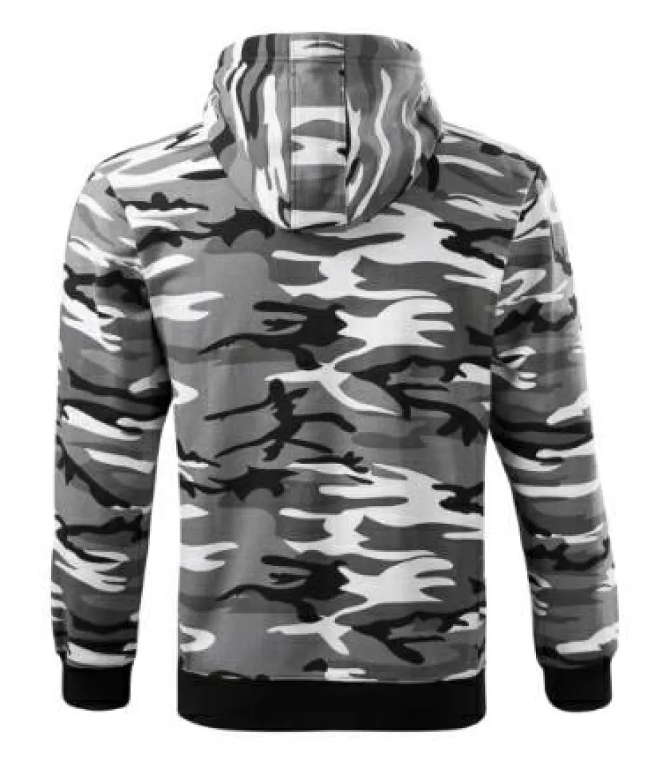 Malfini C19 - Sweatshirt Camo Zipper pour homme