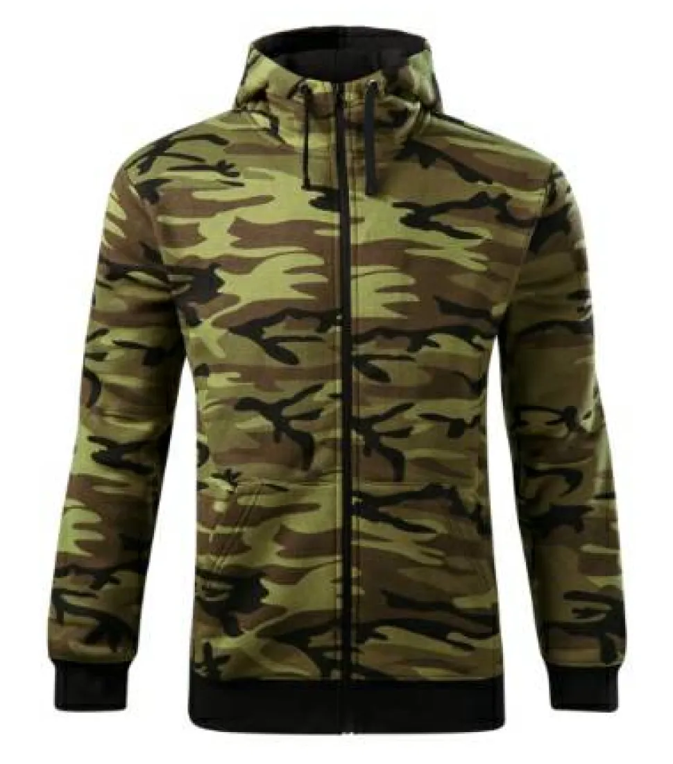Malfini C19 - Sweatshirt Camo Zipper pour homme