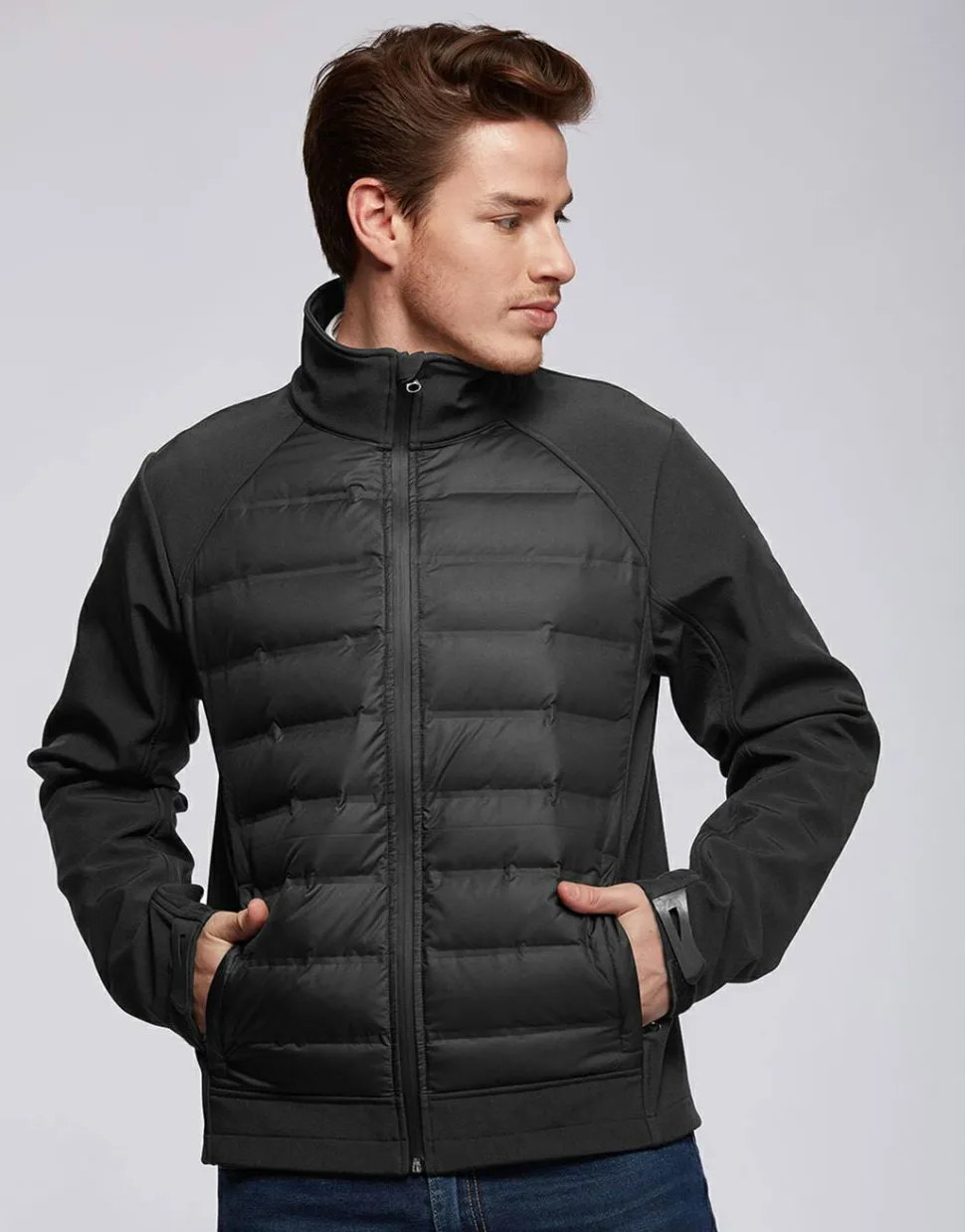 Mustaghata ALPHA - Blouson Hybride Softshell-Doudoune