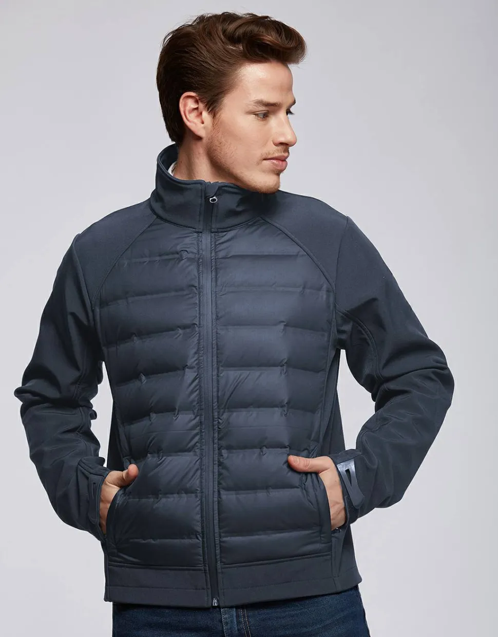 Mustaghata ALPHA - Blouson Hybride Softshell-Doudoune