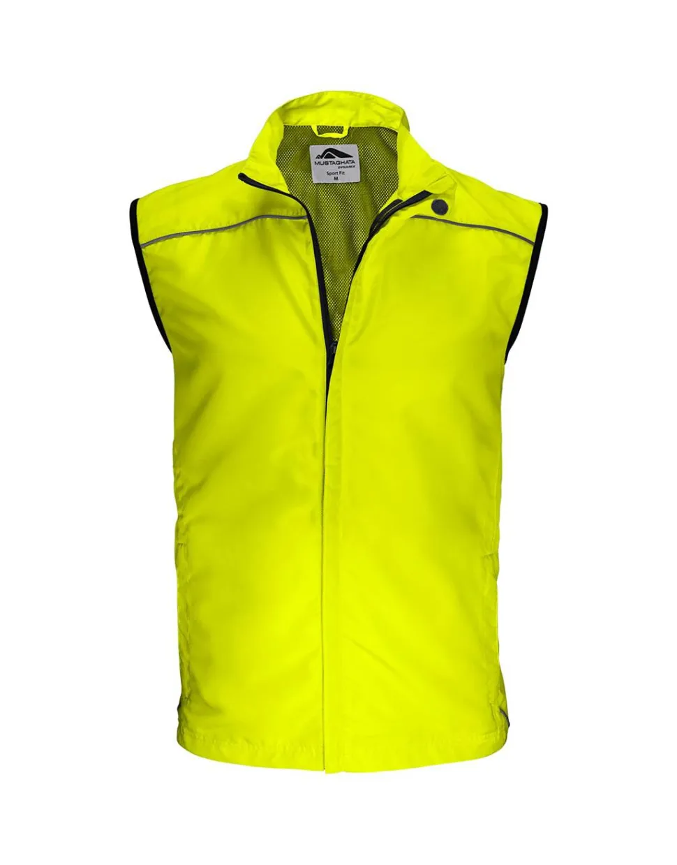 Mustaghata DYNAMIX - Gilet Coupe-Vent Respirant Unisexe pour Course