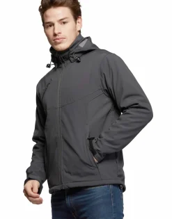 Mustaghata NISEKO - Veste Softshell Homme 3 Couches Respirante et Confortable