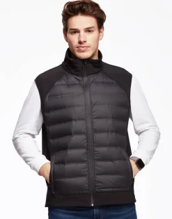 Mustaghata OMEGA - Bodywarmer Hybride Homme Softshell-Doudoune