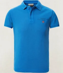 NAPAPIJRI NP0A4GDL - Polo Classique en Coton avec Logo Imprimé
