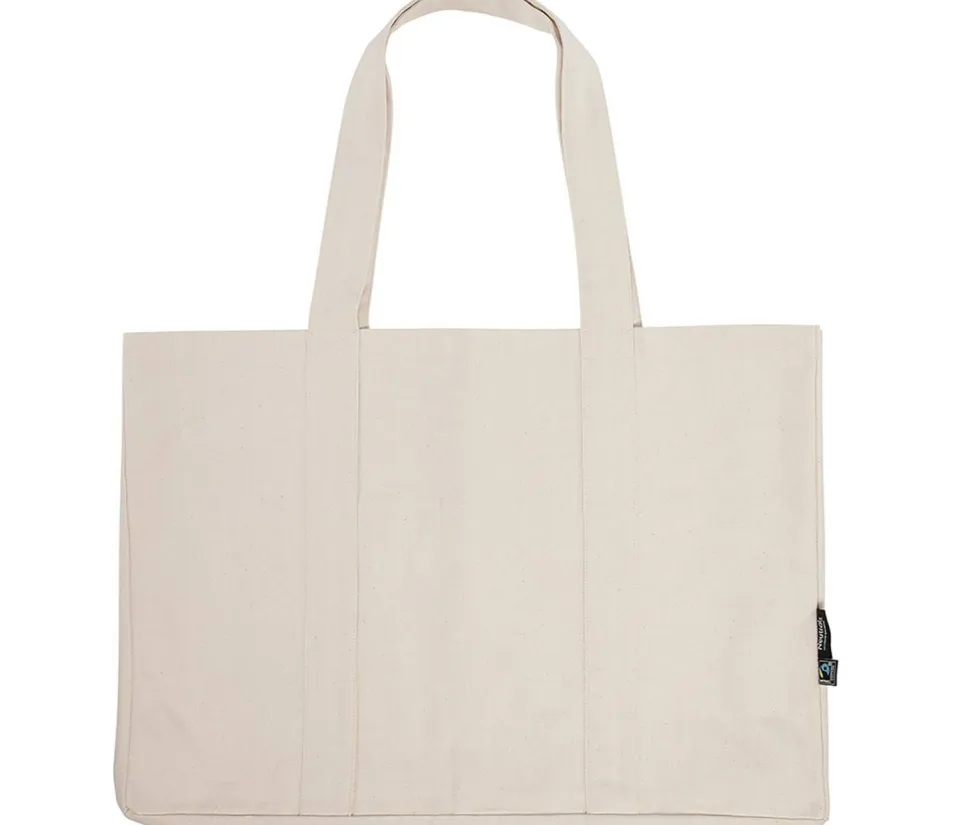 NEUTRAL O90054 - Sac de Plage Multifonction en Coton Bio