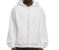 NEW MORNING STUDIOS NM013 - Sweat à capuche zippé ample