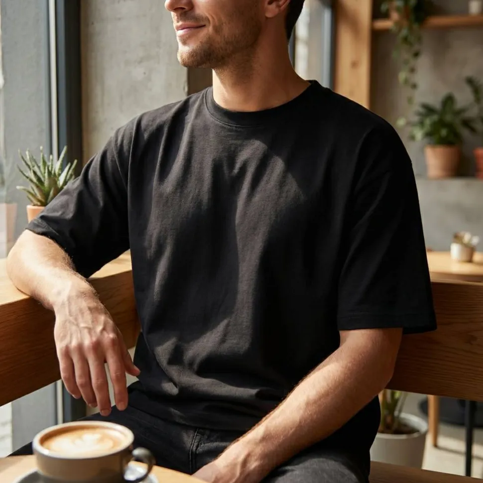 NEW MORNING STUDIOS NM003 - Tee-shirt oversize