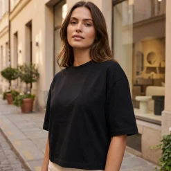 NEW MORNING STUDIOS NM008 - Tee-shirt femme oversize