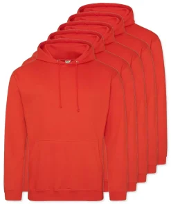 Pack de 5 AWDis Just Hoods JH001 - Sweat à Capuche Confort et Style Unisexe